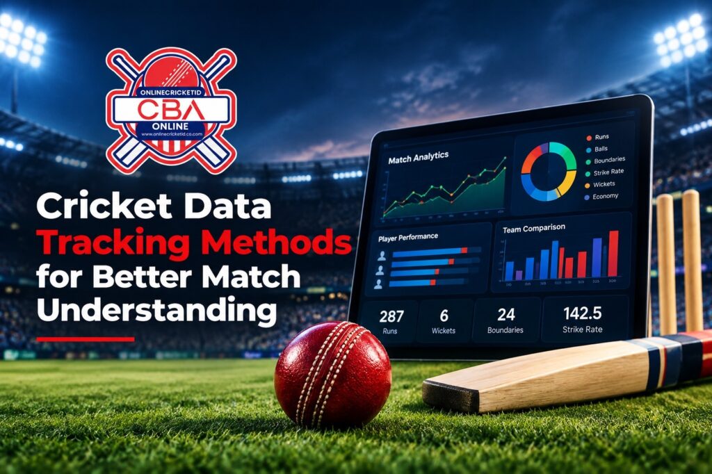Cricket Data Tracking Methods for Better Match Understanding