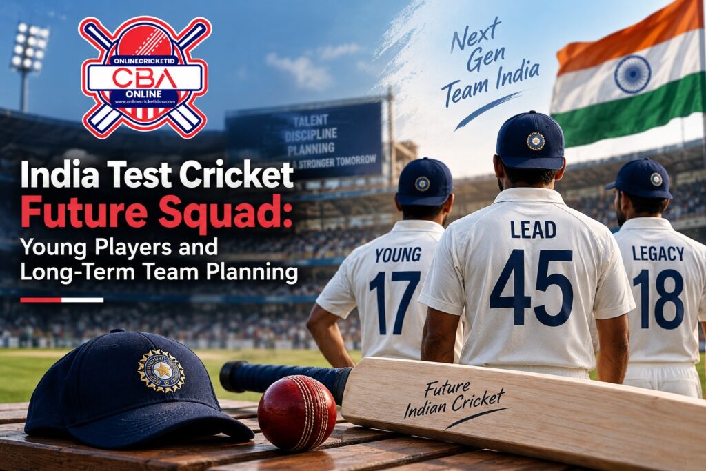 India Test Cricket Future Squad: Young Players and Long-Term Team Planning