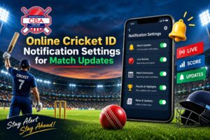 Online Cricket ID Notification Settings for Match Updates