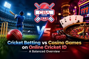 Cricket Betting vs Casino Games on Online Cricket ID A Balanced Overview